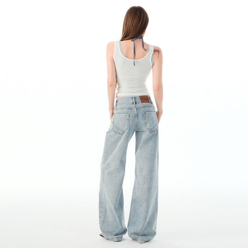 Calça Feminina Solta, Estilo Chic,