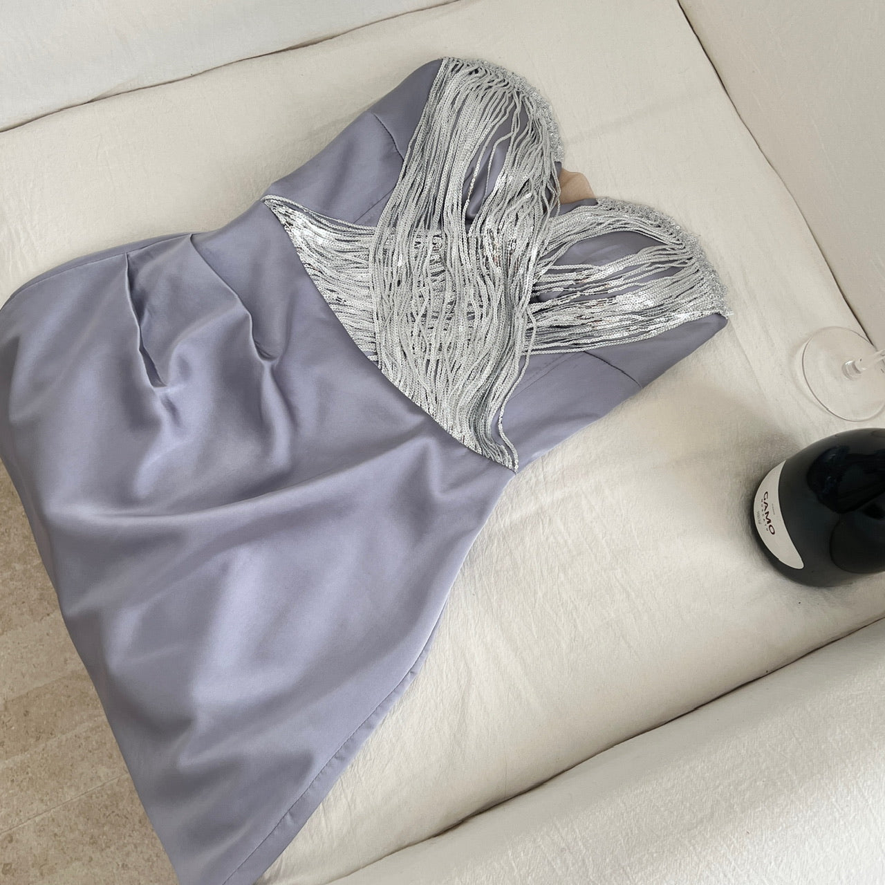 Vestido Tubinho Feminino de Cetim