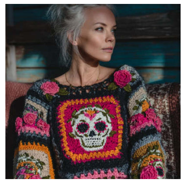 Suéter Feminino Retrô Estilo Americano, Streetwear, Tricô Solto