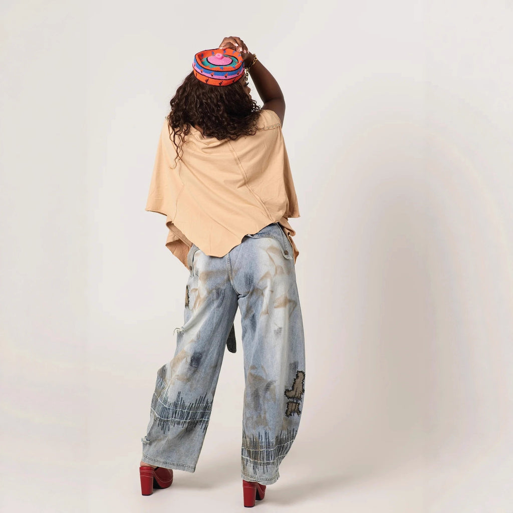 Jeans Pantalona Bootcut com Lavagem Stone-Wash
