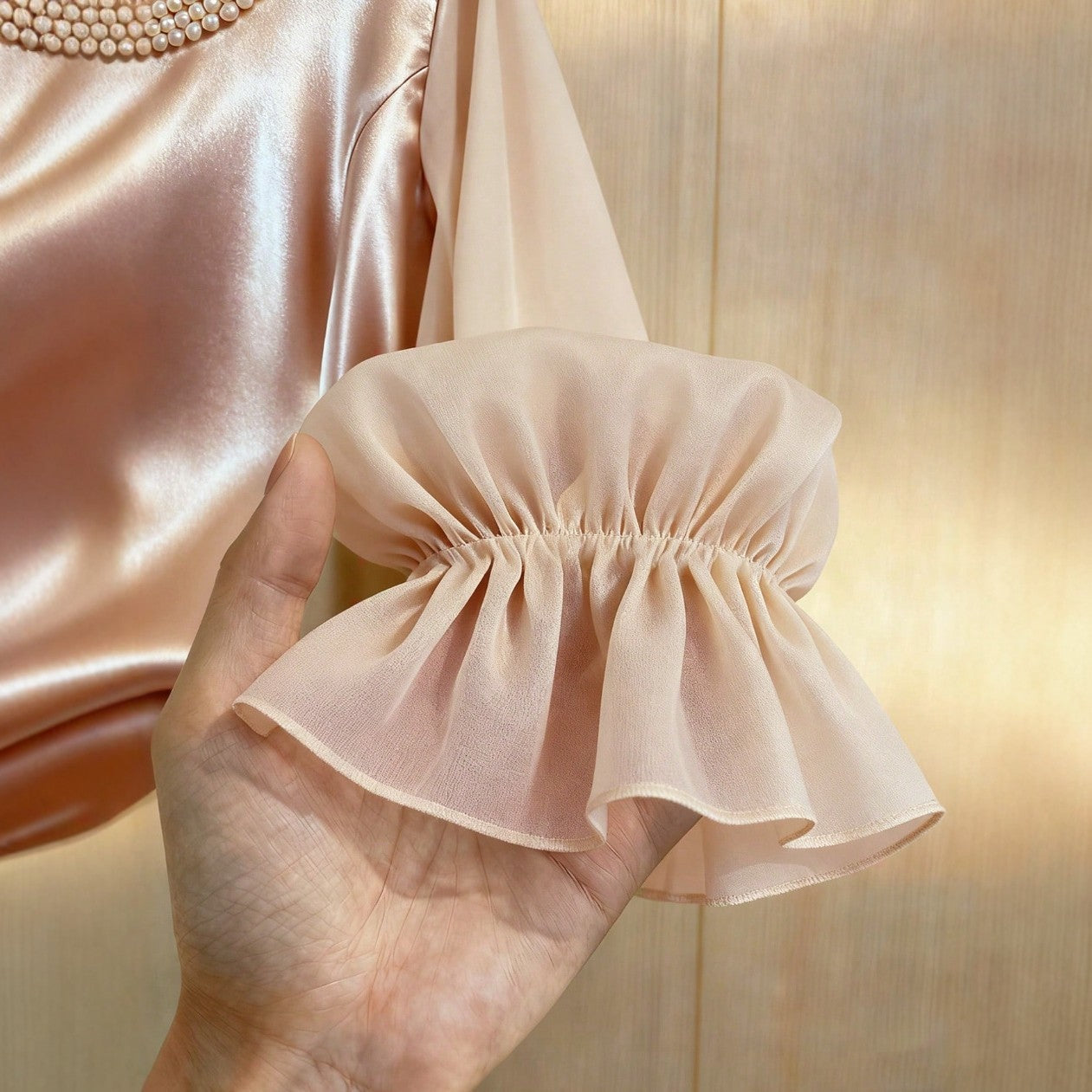 Blusa de Manga Longa Elegante, Chique e Fashion