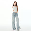 Calça Feminina Solta, Estilo Chic,