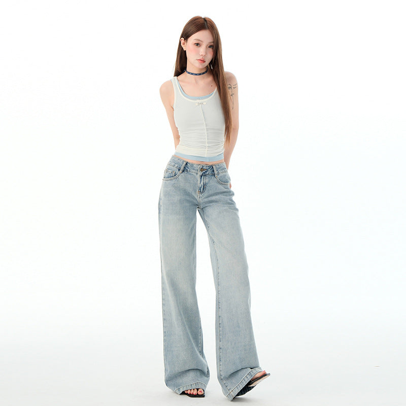 Calça Feminina Solta, Estilo Chic,