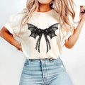 Camiseta Feminina Branca Halloween com Estampa Fofa Streetwear