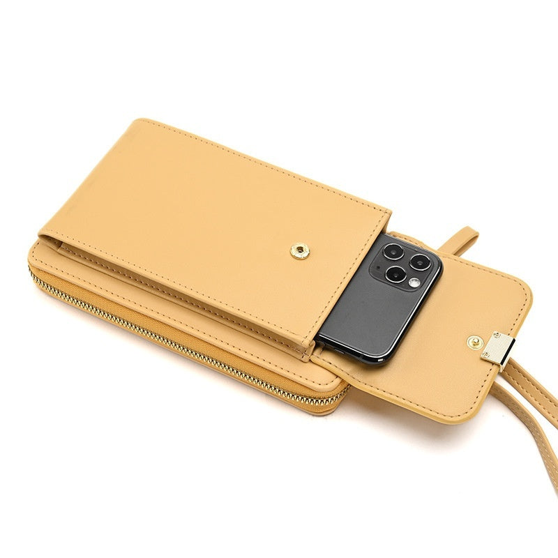 Bolsa Feminina Transversal de Ombro, Multifuncional para Celular