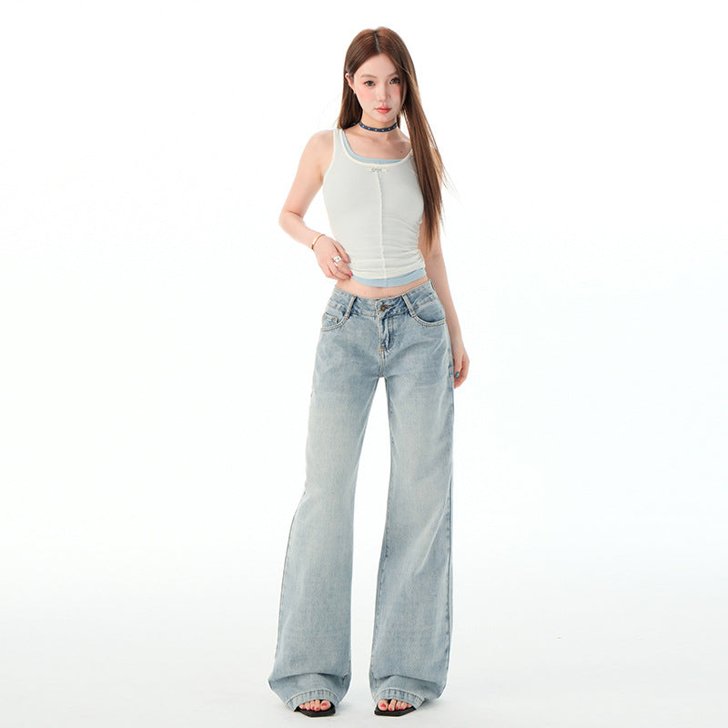 Calça Feminina Solta, Estilo Chic,