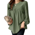 camisa feminina plus size gola redonda