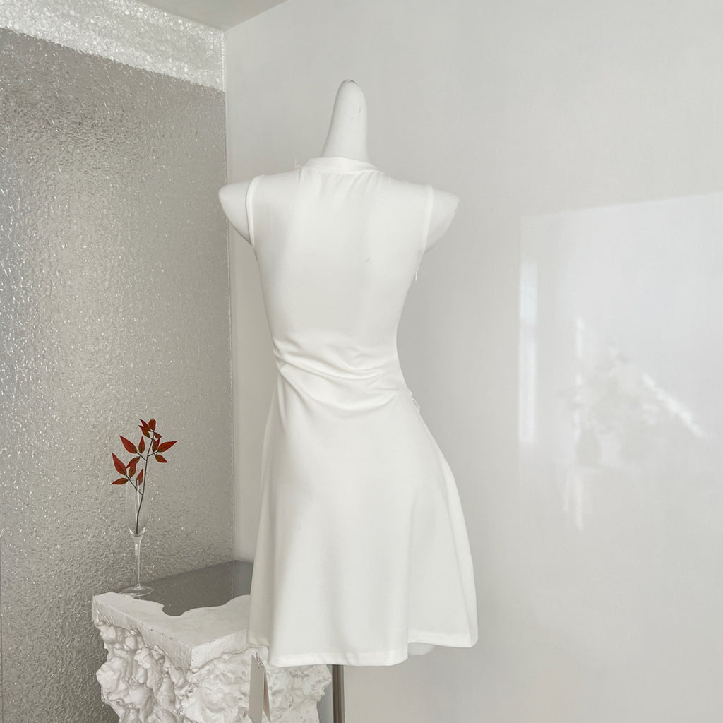 Vestido Saia Sem Manga em