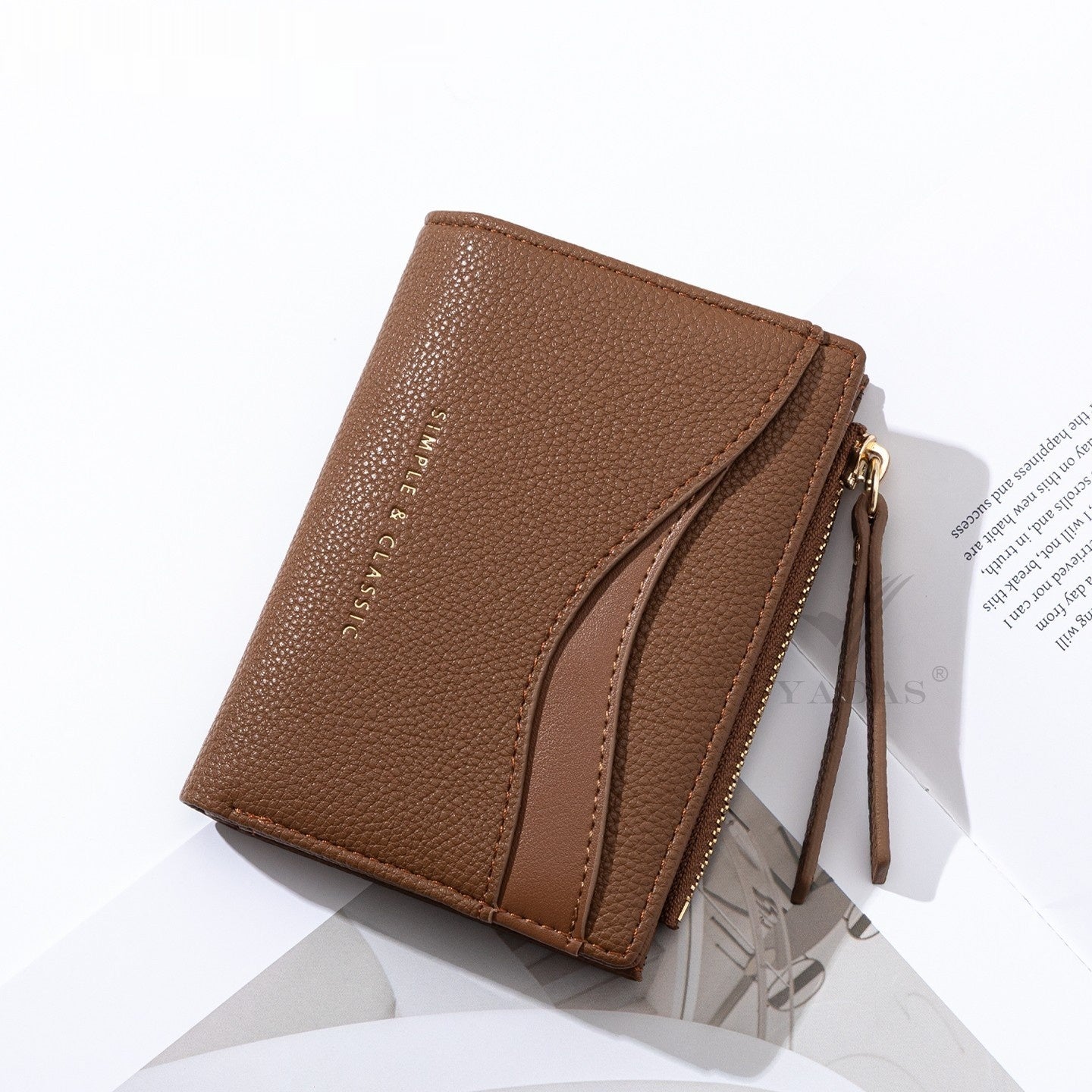 Carteira Feminina Estilo Japonês, Curta, com Toque Sofisticado