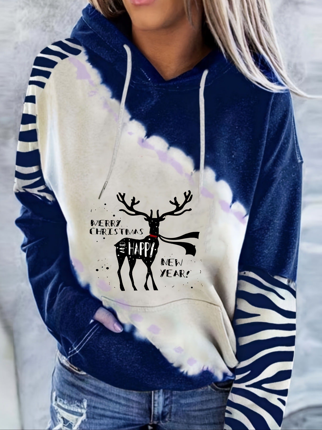 Hoodie Feminino Casual Streetwear com Estampa 3D