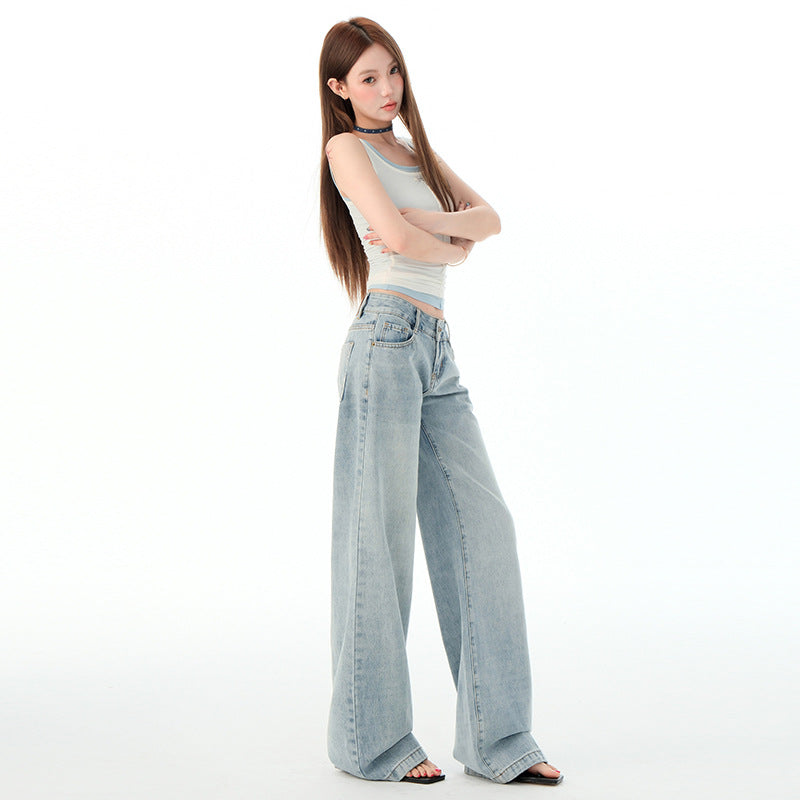 Calça Feminina Solta, Estilo Chic,